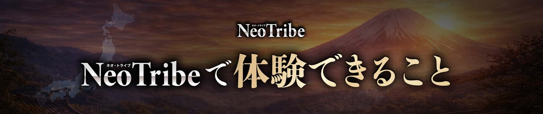 Neo Tribeで体験できること